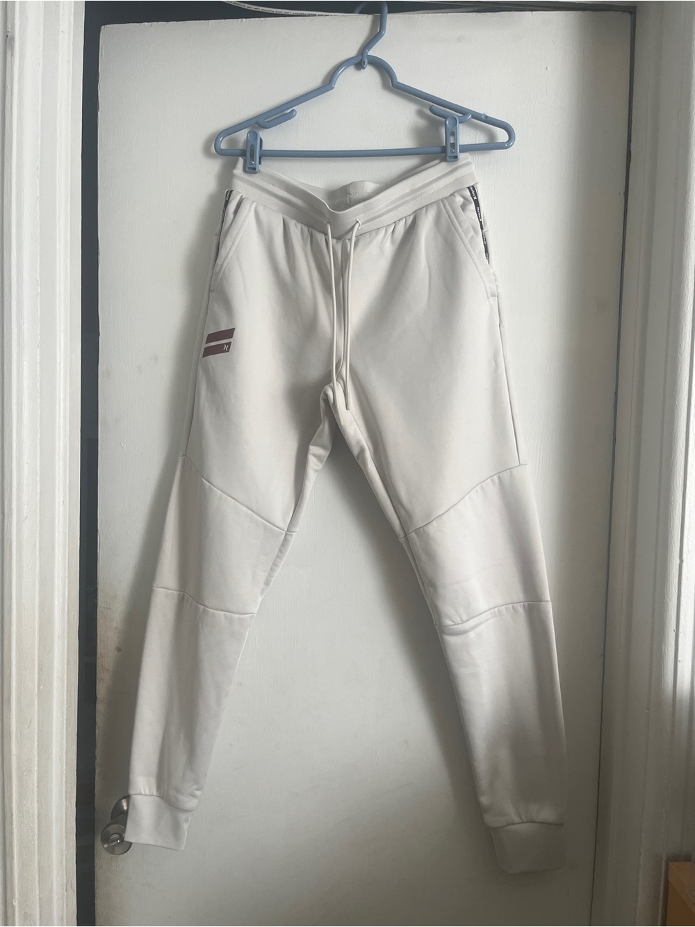 Hurley Men’s Jogger Sweatpants Size Small Gray Athletic Zip Pocket